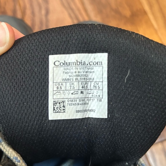 Columbia Women's Newton Ridge Plus Waterproof Amped hiking boots size 9.5 - Picture 9 of 9